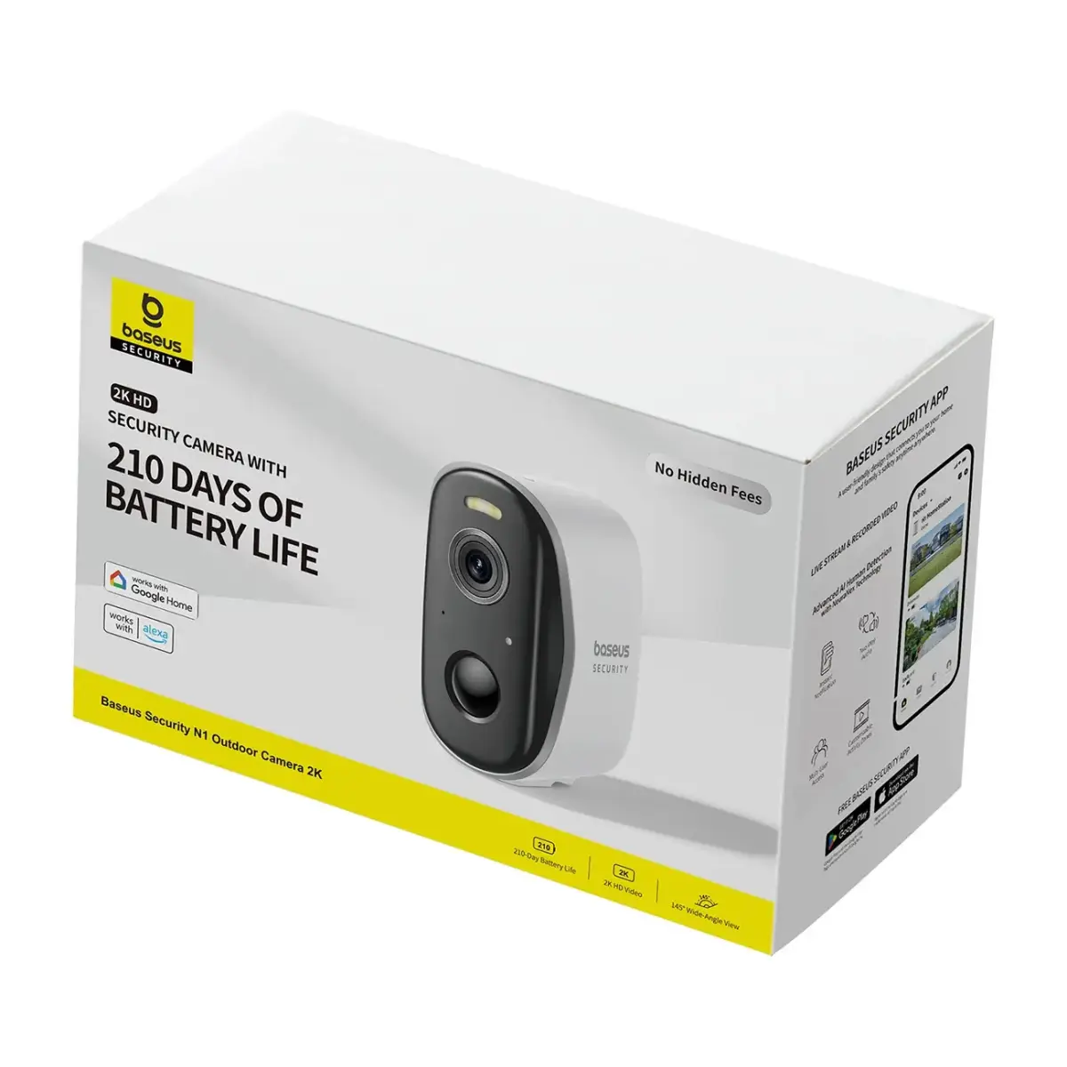 Baseus Security N1 2K Outdoor Camera – White