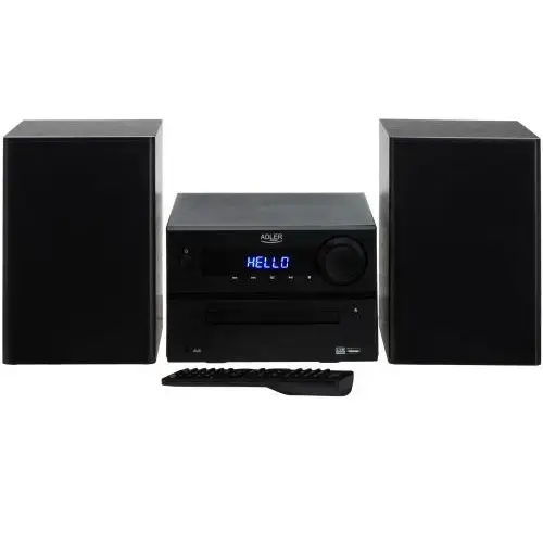 Adler AD 1917 Mini Hi-Fi stereo sistēma ar Bluetooth | CD | USB | FM radio