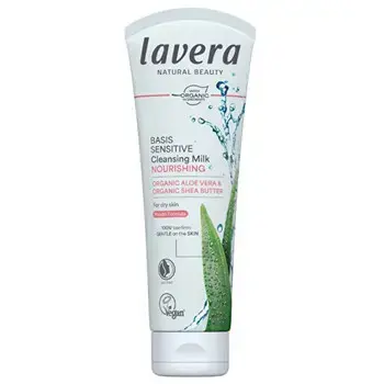 Lavera Basis Sensitiv Milk Cleanser - Čisticí pleťové mléko 125ml