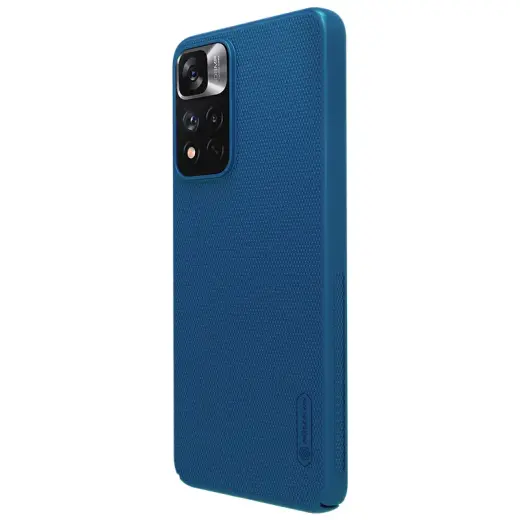Nillkin Super Frosted Back Cover for Xiaomi Redmi Note 11 Pro +|Xiaomi 11i Peacock Blue