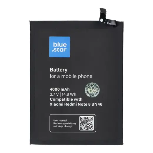 Battery for Xiaomi Redmi Note 8 / Note 8T / Redmi 7 (BN46) 4000 mAh Blue Star