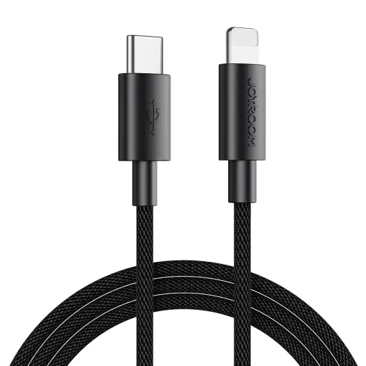 Joyroom durable USB Type C cable - Lightning fast charging | data transmission 20W 1m black (S-1024M13)