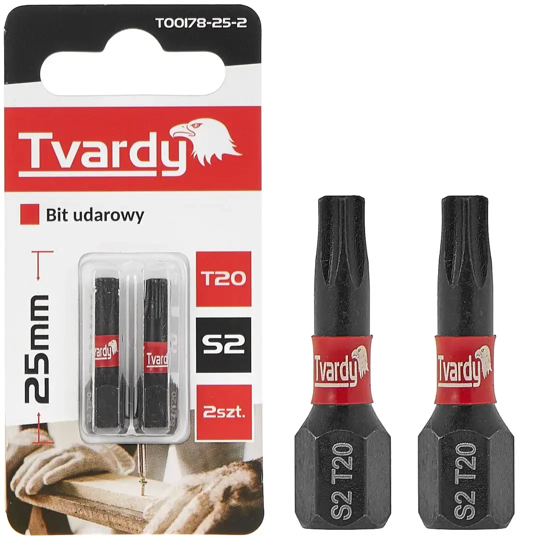 Triecienurbja uzgalis T20 25mm S2