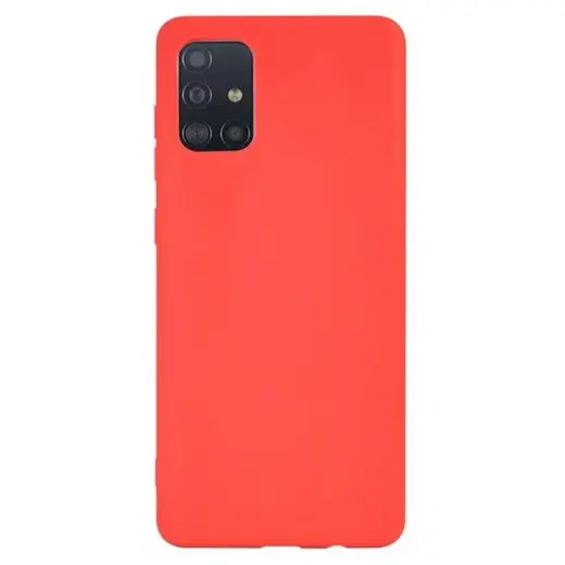 Fusion Soft Matte Back Case Silicone Case For Samsung G770 Galaxy S10 Lite | A915 Galaxy A91 Red