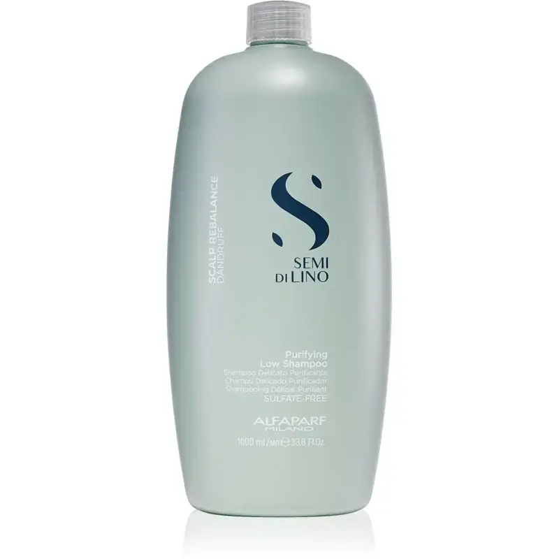 Alfaparf Milano Semi Di Lino Scalp Rebalance Purifying Low Shampoo, 1 L, 8022297095905