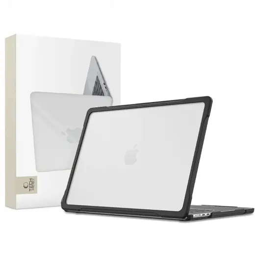 TECH-PROTECT VELAR MACBOOK AIR 15 M2-M5 2023-2026 BLACK/MATTE CLEAR