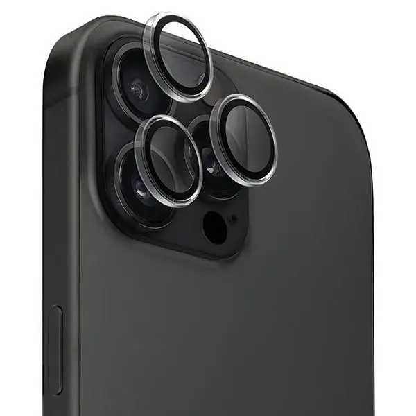 Uniq Optix Clear Camera Lens Protector iPhone 16 Pro 6.3" | 16 Pro Max 6.9" crystal clear camera lens glass with applicator