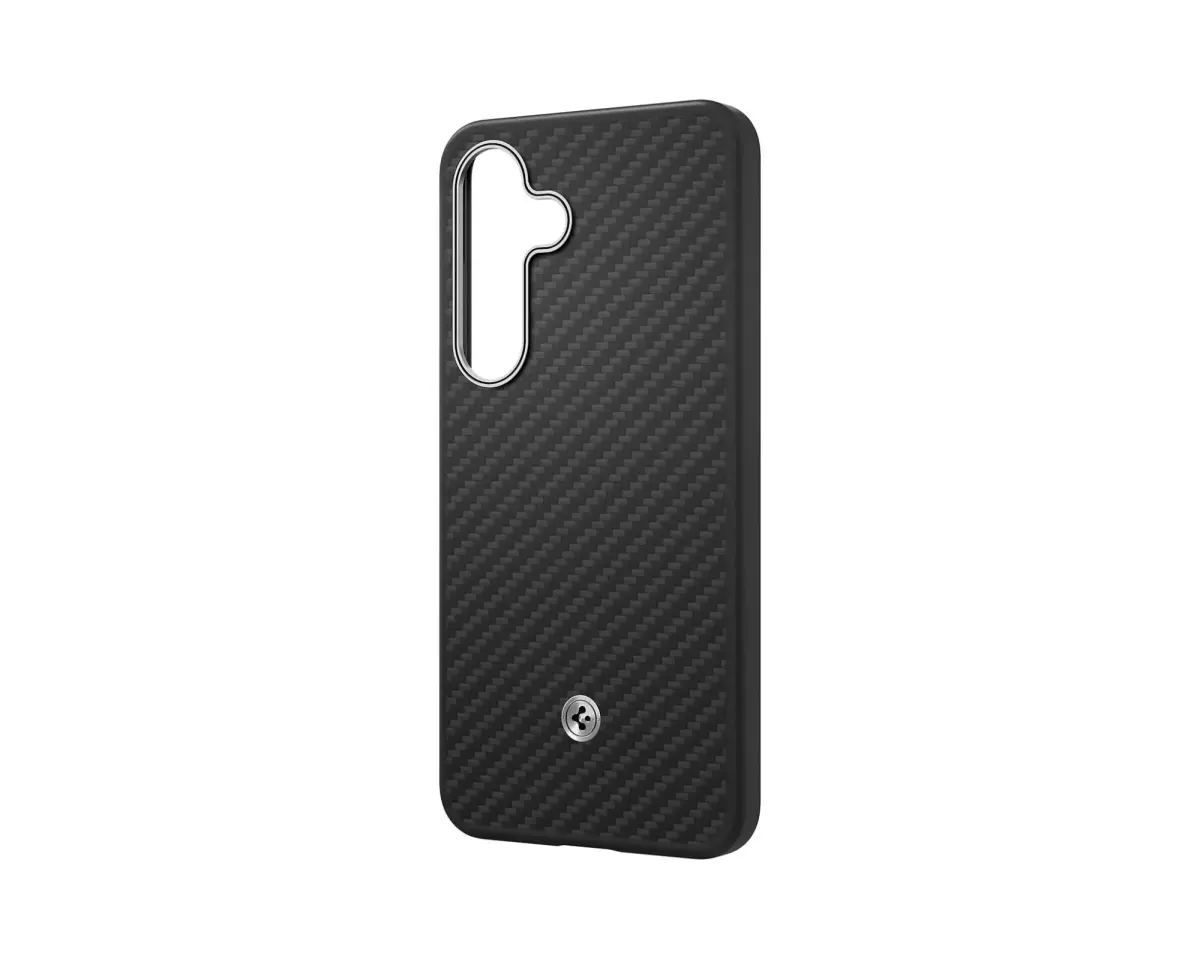 GP-FPS936PGA Samsung by Spigen Enzo Aramid Magnetic Cover for Galaxy S25+ Black Silver (Damaged Package)