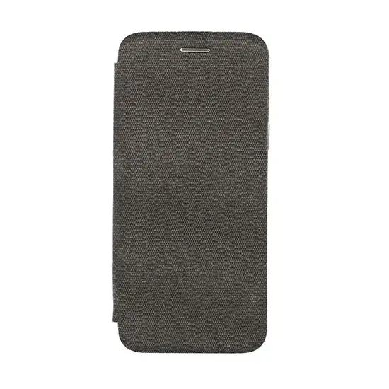 Vennus Book COTTON grāmatveida maciņš telefonam iPhone X | iPhone XS melns
