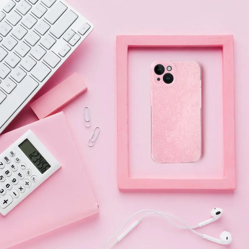 Blink 2 mm maciņš telefonam iPhone 16e rozā