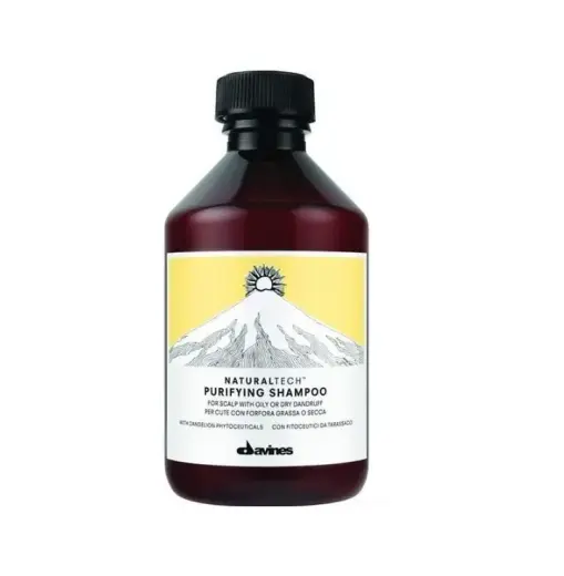 Davines Naturaltech Purifying Shampoo, 100 ml, Shampoos for Women, In order to keep your hair healthy, shiny and vibrant, it's important to give it the proper care. And that starts with regular hair washing. A shampoo from DavinesNaturaltechPurifying Shampoo will help to effectively remove any dirt, grease and styling and cosmetic product residues from the hair and scalp. It gives you a feeling of freshness and cleanliness, and ideally prepares your hair and scalp for further care while supporti