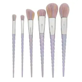 Makeup Brush Set MIMO Unicorn Pastel 6 Pieces