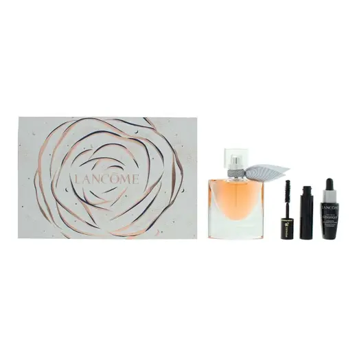 Set Lancome: La Vie Est Belle, Eau De Parfum, For Women, 30 ml + Advanced Genifique, Anti-Aging, Serum, For Face, 10 ml + Hypnose, Mascara, Black, 2 ml