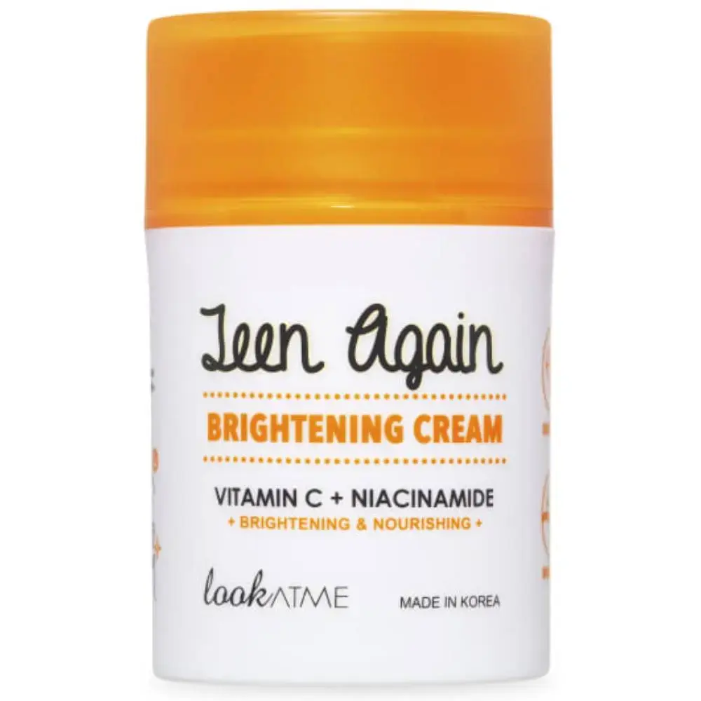 Look At Me, Teen Again Brightening, Nourishing, Daily, Cream, For Face, 50 ml