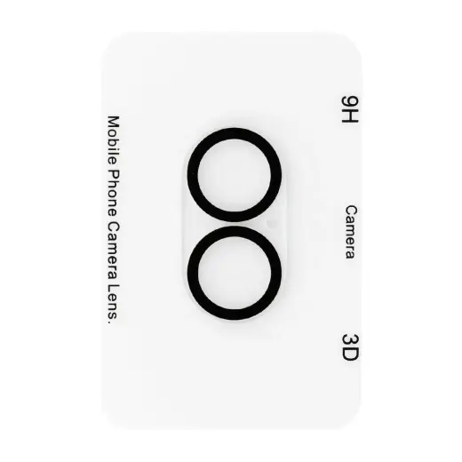 Tempered Glass HARD SILK PRINT for camera (LENS) for Iphone 17 (island)