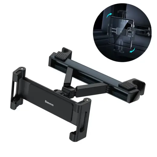 Baseus JoyRide Pro headrest car phone|tablet holder black