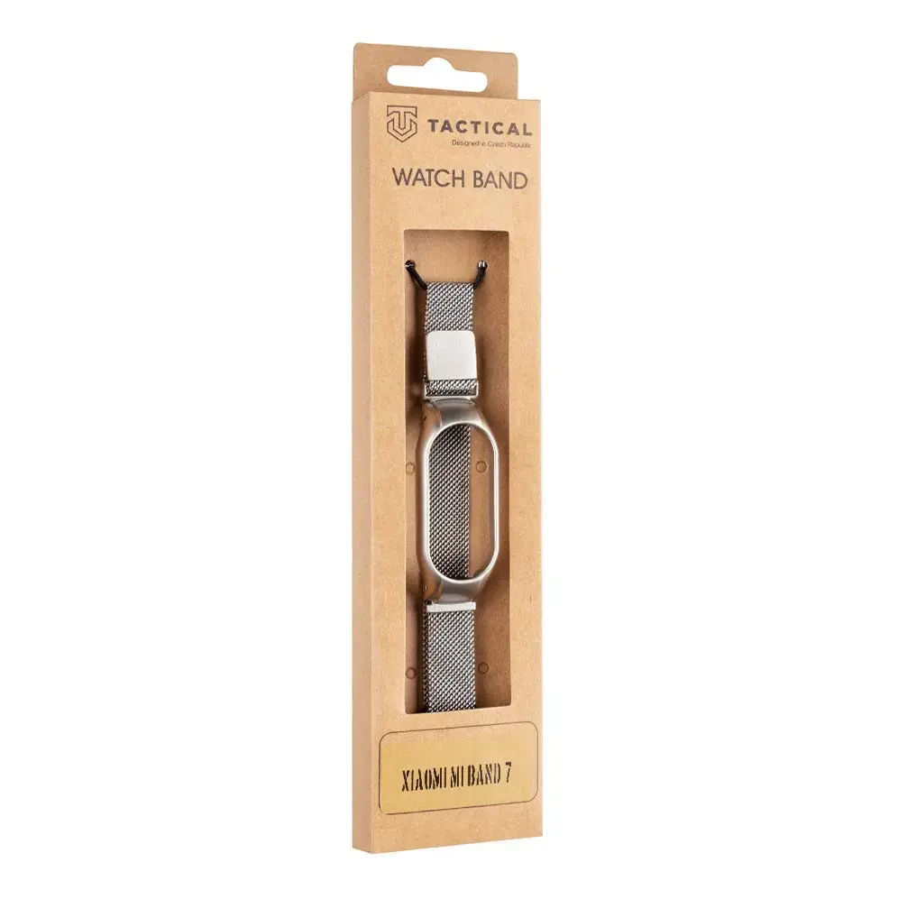 Tactical 829 Loop Magnetic Steel Band for Xiaomi Mi Band 7 Silver