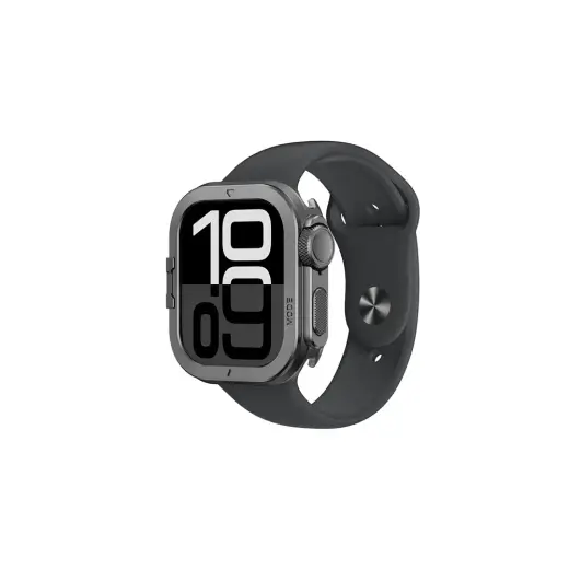 AmazingThing Titan Pro viedpulksteņa maciņš (apvalks) priekš Apple Watch Series 11 (46 mm) | melns