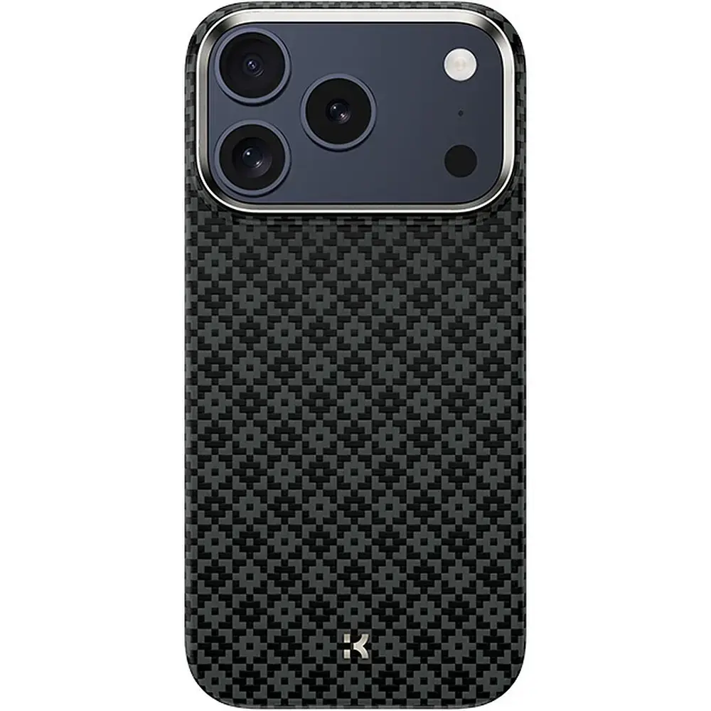 Benks Armor Air Armor Grid Kevlar Metal Frame 600D phone case for iPhone 18 Pro Max | iPhone 17 Pro Max black