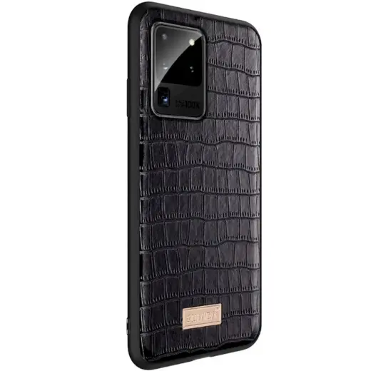 Sulada luxurious case прочный силиконовый чехол для Samsung G998 Galaxy S21 Ultra 5G черный