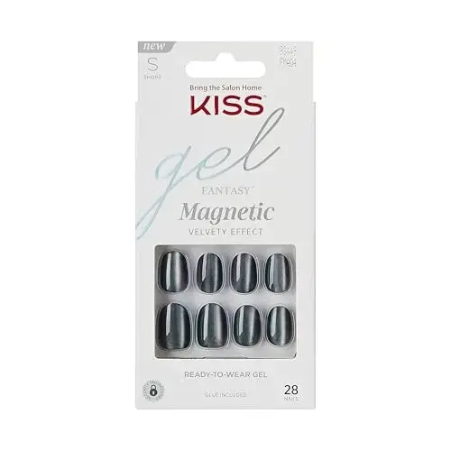 KISS Gel Fantasy Magnetic Press on Glue Nails - Dial Me