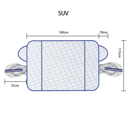 ANTI-FROST/SUN PROTECTION WINDOW MAT SUV (160x115CM) MAGNETIC