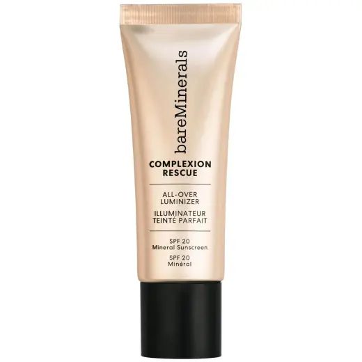 BareMinerals, Complexion Rescue, Illuminating, Liquid Highlighter, Champagne Shimmer, SPF20, Face, 35 ml