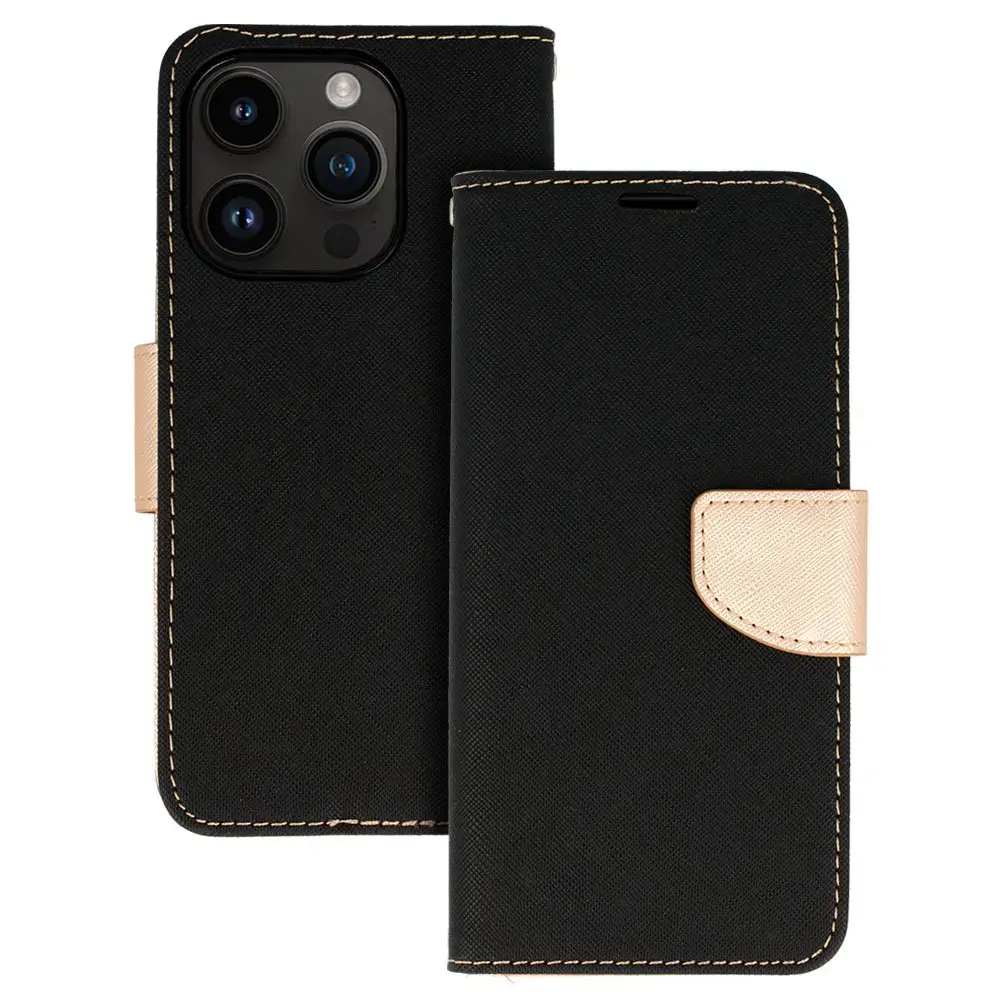 Fancy Case for Samsung Galaxy M13 5G black-gold