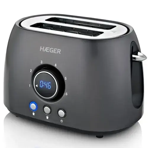 Haeger TO-08D.012A Future Tosteris ar digitālo taimeri 800W