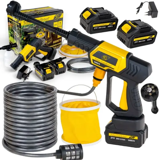 John Gardener 21V juhtmevaba autopesur 2x3.0Ah – XXL komplekt