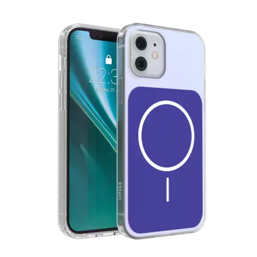 Etteri Hidden Pearl Epoxy Mag telefoni ümbris iPhone 12 | iPhone 12 Pro tumesinine