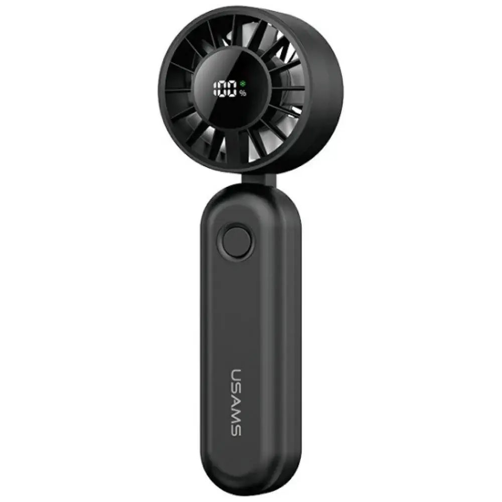 Hand fan USAMS Mini ZB352 1200mAh folding black