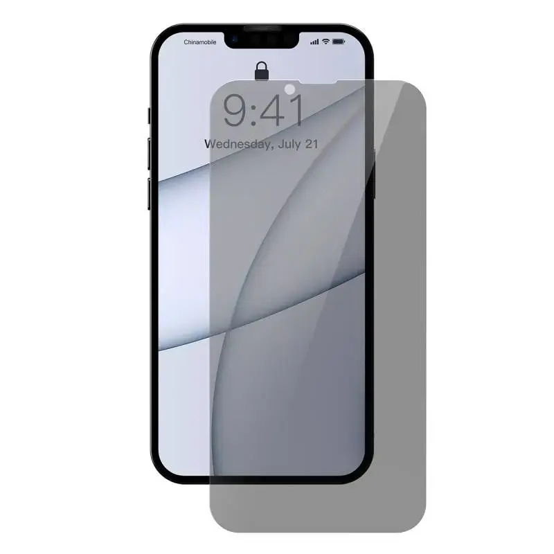 Tempered glass 0.3mm Baseus with Privatization filter for iPhone Pro Max (2pcs)