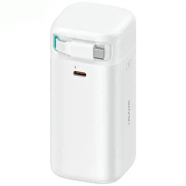 USAMS XMF Series ārējais akumulators (powerbank) | 18000 mAh | 45W | USB-C | balts