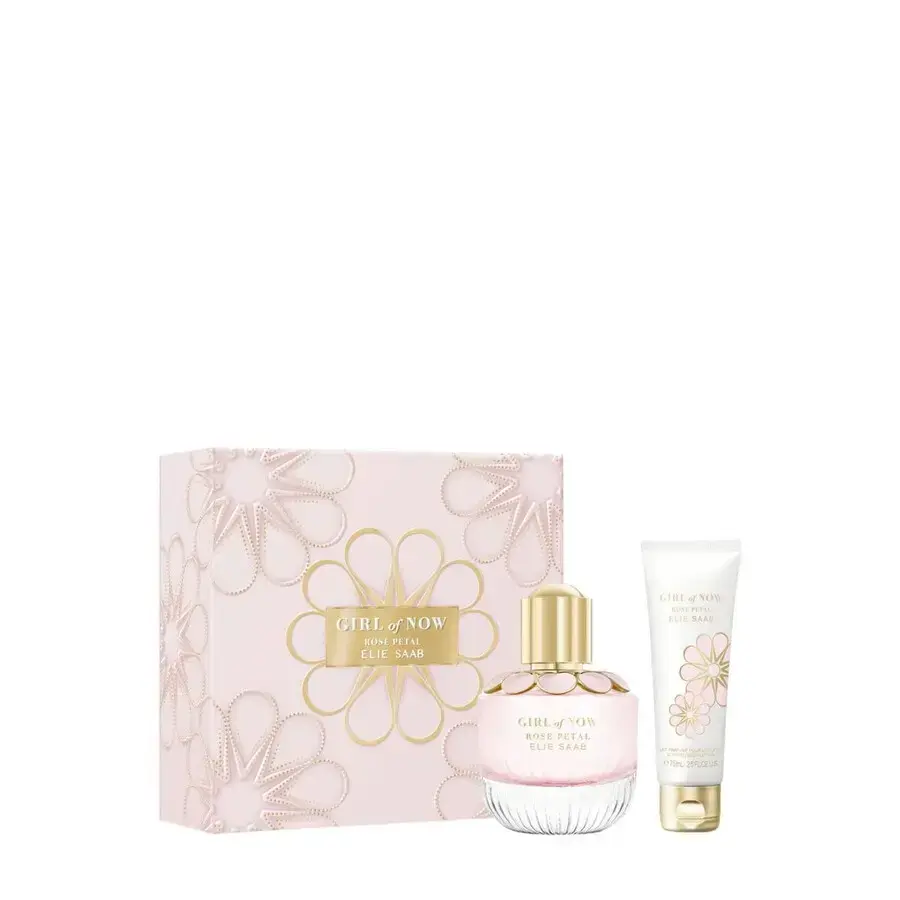 Set Elie Saab: Girl of Now Rose Petal, Eau De Parfum, For Women, 50 ml + Girl of Now Rose Petal, Hydrating, Body Lotion, 75 ml
