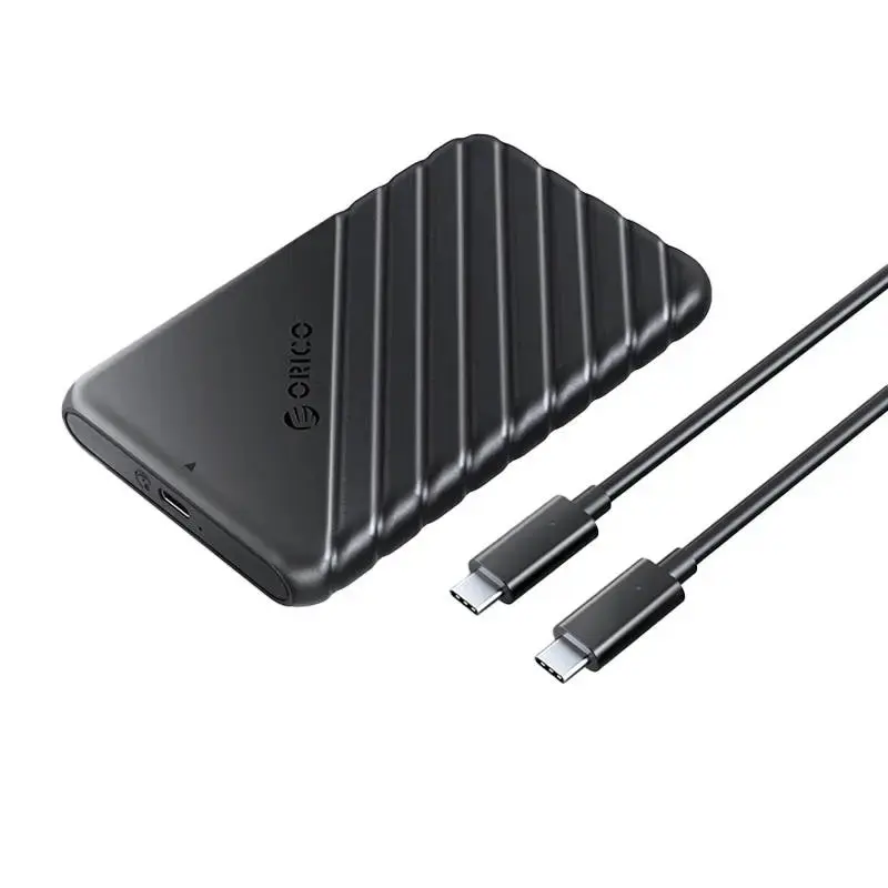 Orico 2.5' HDD | SSD Enclosure, 6 Gbps, USB-C 3.1 Gen1 (Black)