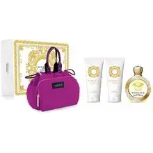 Eros Pour Femme Dárková sada EDT 100 ml, tělové mléko 100 ml, sprchový gel 100 ml a taštička