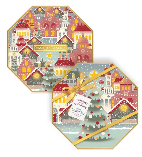 Yankee Candle Advent Calendar Wreath (чайная свеча 24x9,8 г + подсвечник)