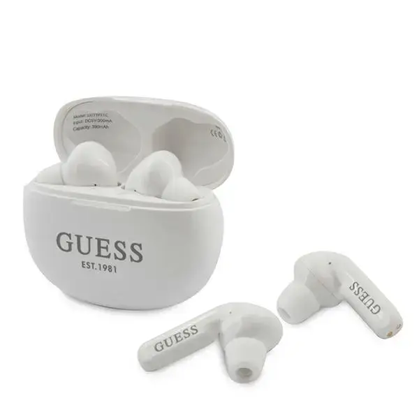 Guess Headphones Bluetooth GUTWS1CWHTWS + Docking Station white