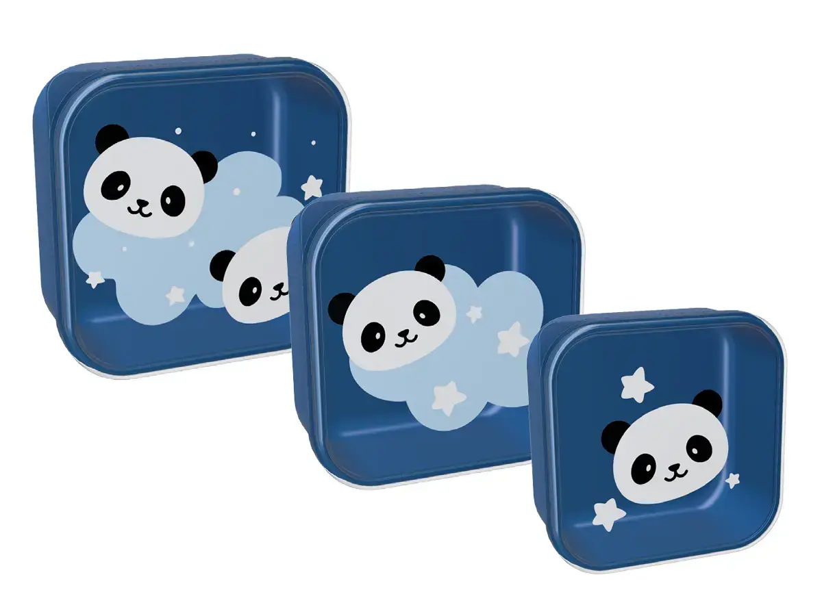 Pusdienu kastītes komplekts Itotal Panda, 3gab/iepak.