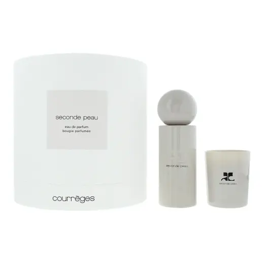 Set Courreges: Seconde Peau, Eau De Parfum, Unisex, 100 ml + Seconde Peau, Scented Candle, 75 g