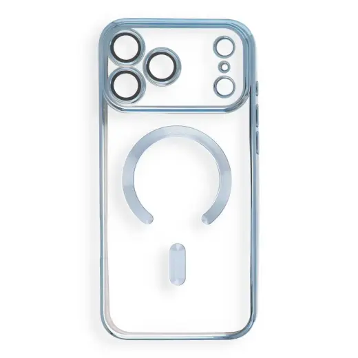 Electro telefono dėklas su MagSafe palaikymu iPhone 17 Pro Max | iPhone 18 Pro Max mėlynas