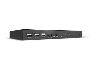 Lindy - KVM | audio | USB switch - 4 ports