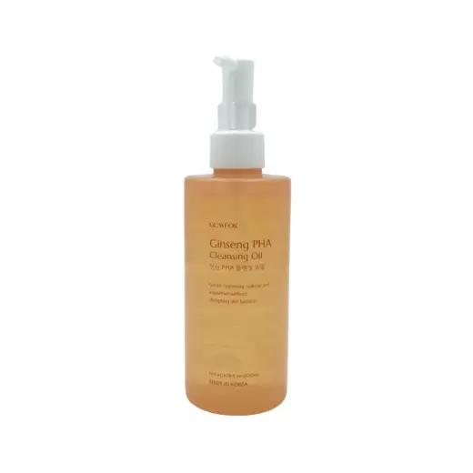 Glamfox, Ginseng, PHA, Eliminates Impurities, Cleansing Oil, For Face, 200 ml