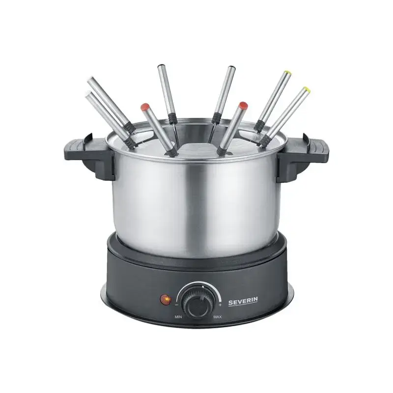 Severin Fondue Set 1,4l stainless steel black Schwarz FO 2470 (FO 2470)