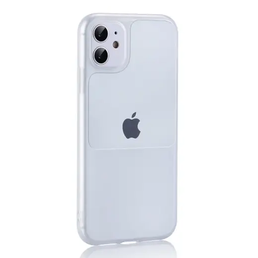 TEL PROTECT Window telefono dėklas iPhone 12 Pro Max skaidrus