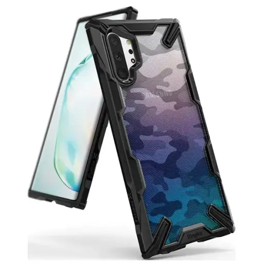 Ringke Fusion X Design Samsung Note 10+ N975 czarny|camo black XDSG0020