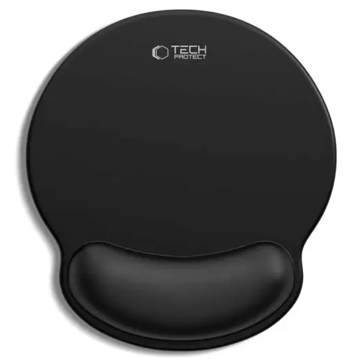 TECH-PROTECT A200 MOUSE PAD WITH GEL WRIST REST 25 x 22.5CM BLACK