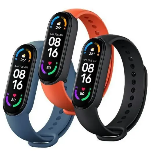 Xiaomi Original Mi Band 6 Strap Black|Orange|Blue
