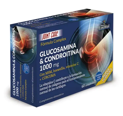 Nature Ess Glucosamina Condroitina Msm 1000 Mg 60 Comp Bliste